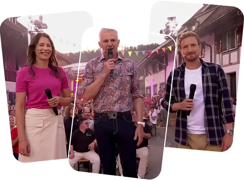 Donnschtig Jass Moderator:innen Team